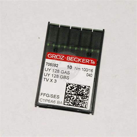 UY 128 GAS / UYX128 GBS / TVX3 100/16 FFG / SES Groz Beckert Sewing Ma ...
