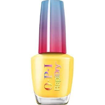 OPI RapiDry Proceed with (No) Caution | Opaque Bright Yellow Crème ...