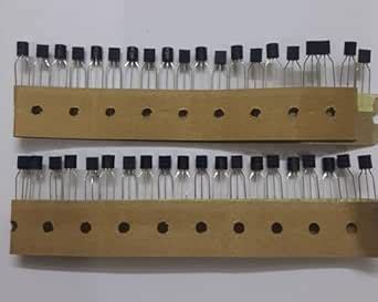 Electronic Transistors BC547 NPN & BC557 PNP, Pack of 20 Pieces, 10 ...