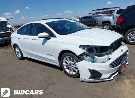 2019 Ford Fusion, Hybrid SE | 3FA6P0LU1KR265460 | BidCars