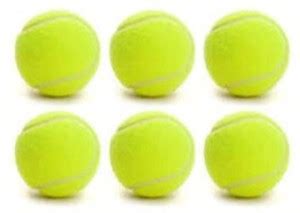 nizex Cricket Tennis Ball Green Color Ball For Tennis Players , 6 Balls ...