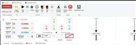 Image result for OpenBuilds Jog Speed