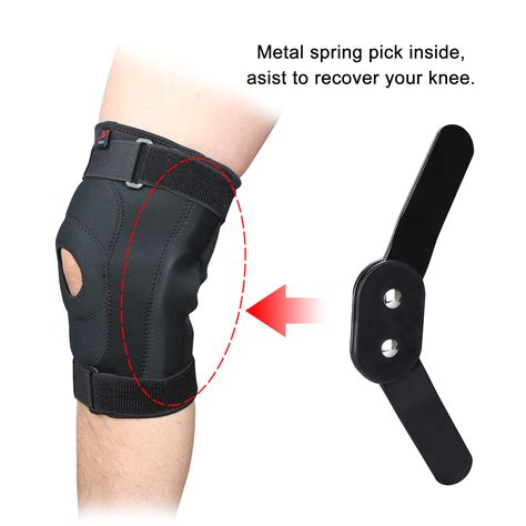 Adjustable Double Metal Hinged Knee Brace Support Protection Sport for ...