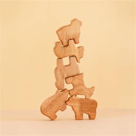 Wooden Farm | Wooden Animal Toys for Children – smol-block