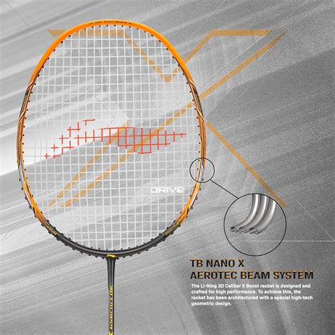 Li-Ning 3D Calibar X Boost Carbon Graphite Racquet India | Ubuy