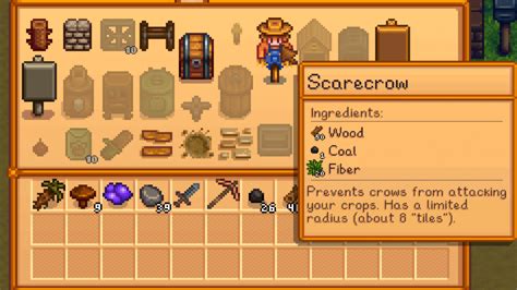 How to make a Scarecrow in Stardew Valley - Pro Game Guides