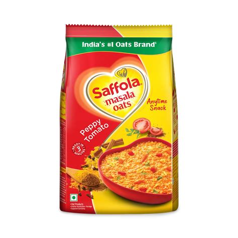 Saffola Masala Oats | Tasty Evening Snack| Healthy Snack| Peppy Tomato ...
