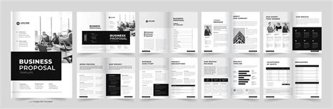 Project proposal or business proposal template design | Premium Vector