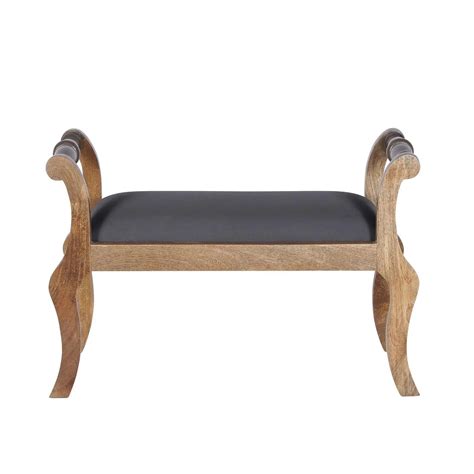 Marin Solid Wood Bench | Wooden Stools | Fabuliv
