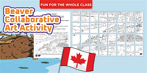 Beaver Collaborative Art Activity