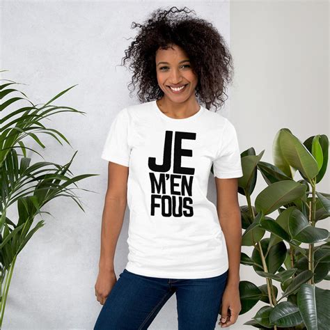 Je Men Fous Shirt Je M'en Fous French Shirt Women & | Etsy