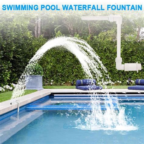 Swimming Pool Waterfall Fountain Above Ground Pool India | Ubuy