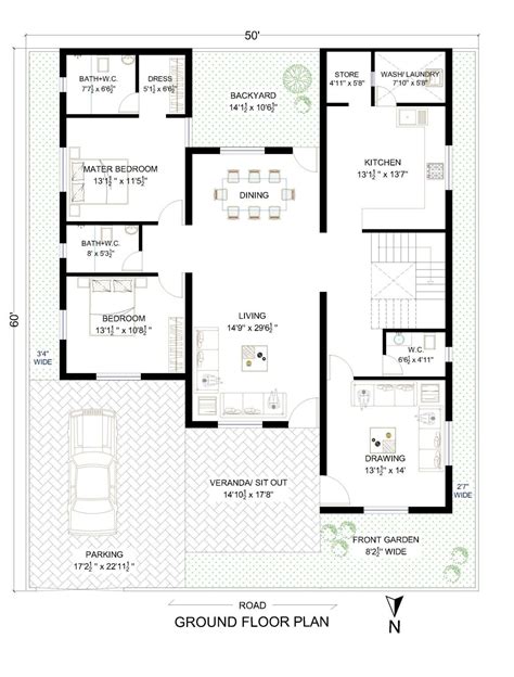 40 X 60 Home Floor Plans