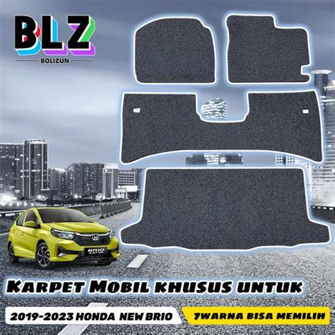 Jual BOLIZUN Karpet Mobil Mie Bihun Honda New Brio 2019-2023 2baris ...