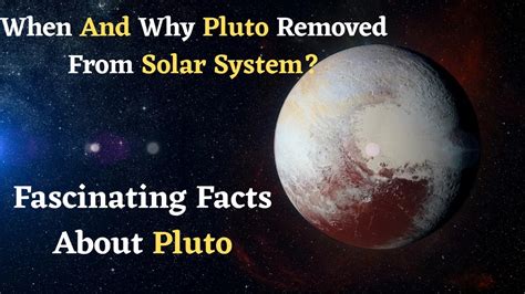 When and Why Pluto Lost Its Planet Status from Our Solar System