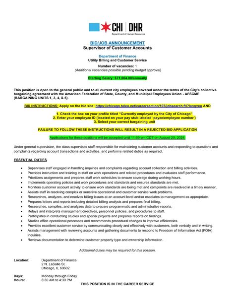 Frank Davis on LinkedIn: The City of Chicago Department of Finance is ...