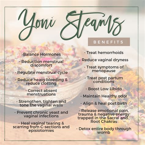 Benefits Of Yoni Steam Tea at Diane Rearick blog