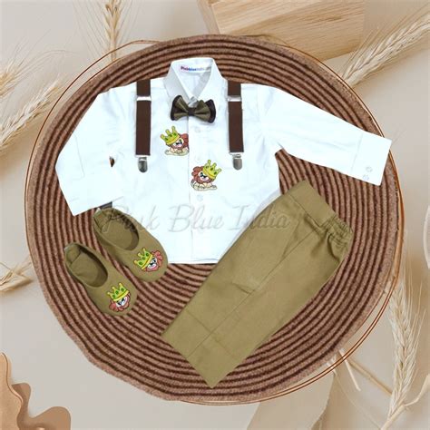 Buy Jungle Themed 1st Baby Boy Birthday Outfit - Zoo Theme