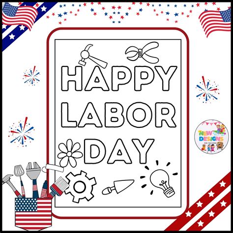 Labor Day Coloring Pages For Preschool