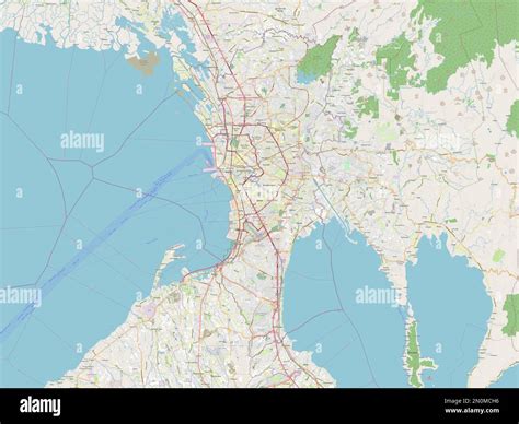Metropolitan Manila, province of Philippines. Open Street Map Stock Photo - Alamy