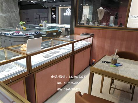 爱希雅珠宝展柜（罗湖水贝壹号大厦）_珠宝展柜_饰品展示柜_卡地亚珠宝展柜_珠宝展示柜_不锈钢珠宝展柜_翡翠柜台设计