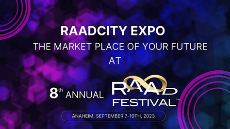 RAADcity Expo at RAADfest 2023, Hyatt Regency Orange County, Garden ...