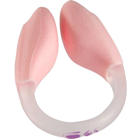 FLOATING SWIMMING NOSE CLIP - ORANGE / PINK