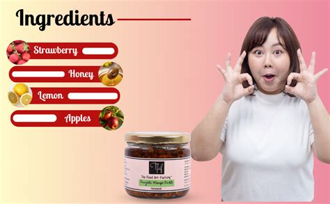 The Food Art Factory Strawberry Honey Jam Handcrafted with Zero ...