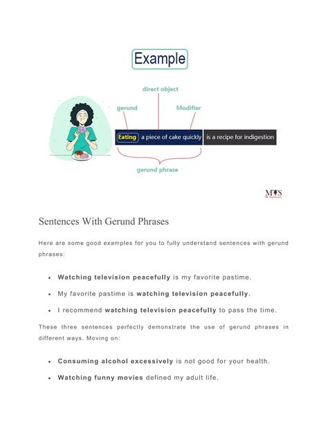 Gerund definition, examples, and gerund phrases | PDF