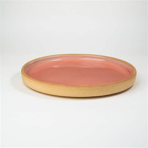 Apricot Small Plate Rimmed | 7.5 Inches | Pink – Lagavi