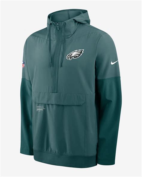 Philadelphia Eagles Well Rounded Anorak Men's Nike NFL 1/2-Zip Hooded ...