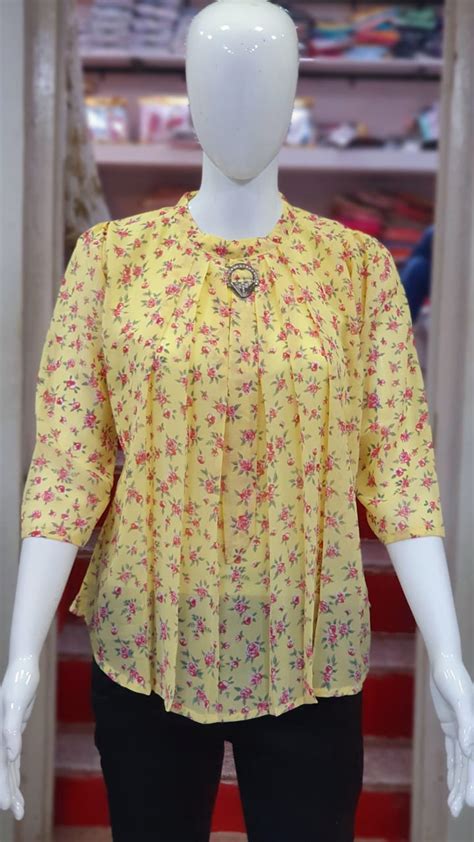 Ff 2313 Fancy Wear Georgette Top Collection