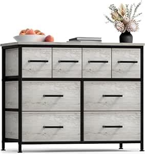 Sorbus Dresser with 8 Faux Wood Drawers - Chest Organizer Unit with ...