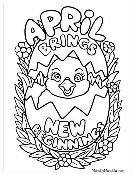 26 April Coloring Pages (Free PDF Printables)
