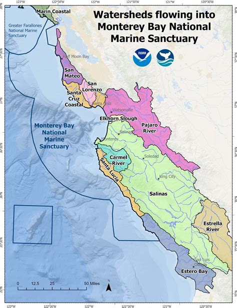 Map Of California Monterey Bay