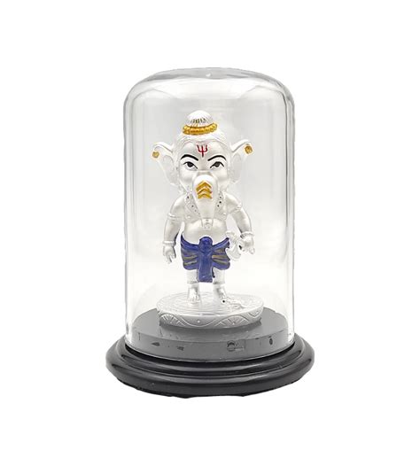 Pure Silver My Friend Ganesha Idol – Veeram Jewels