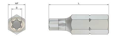 Buy T50 Torx Bits - Hardened Steel - Accu