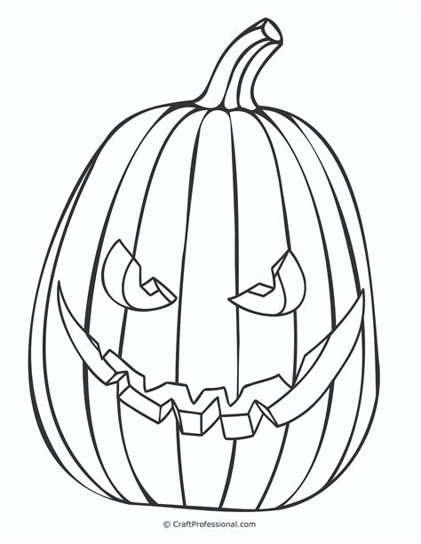 Pumpkin Coloring Pages For Kids To Print