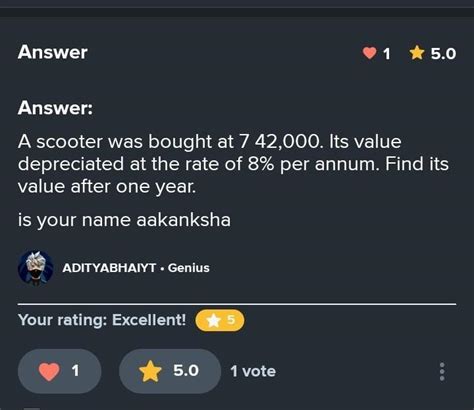 A scooter was bought at 7 42,000. Its value depreciated at the rate of ...
