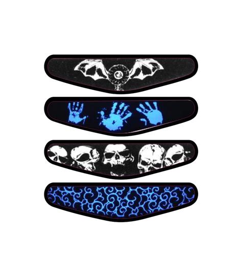 Elton New Design - 3 Led decal bar sticker set for dualshock 4 [video ...