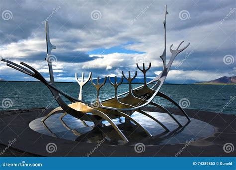 Solfar (Sun Voyager) in Reykjavik, Iceland Editorial Stock Photo ...