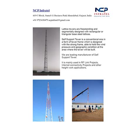 GBT BASE Self Supporting Tubular Tower Mast Manufacturer, GBT BASE Self ...