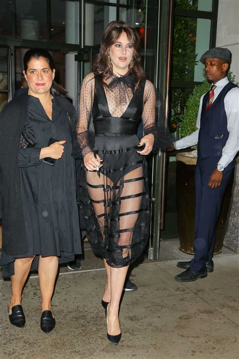 Shailene Woodley in a Black See-Through Dress Leaves the Whitby Hotel ...