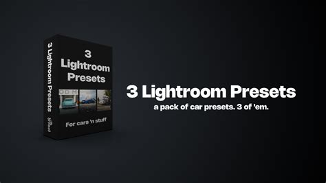 Car Preset Pack for Adobe Lightroom. (older photos) - Payhip