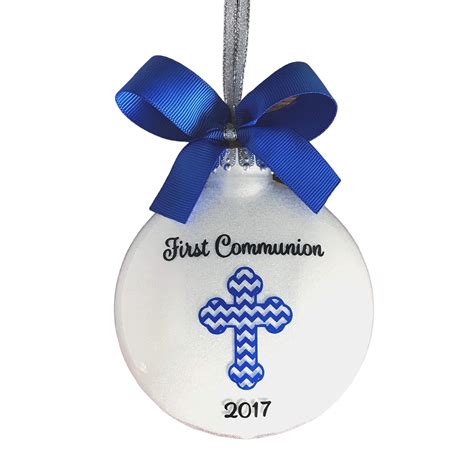 Amazon.com: First Communion Ornament, Personalized First Communion ...