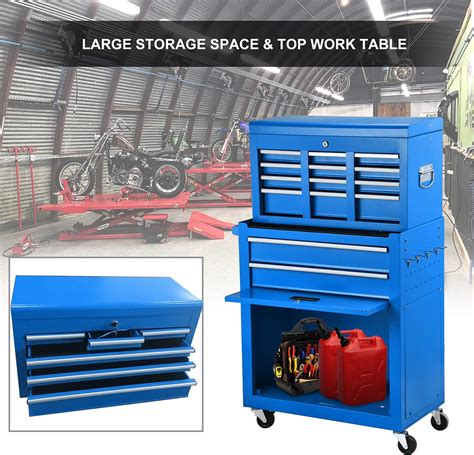 Buy 8-Drawer Tool Chest Tool Box,Rolling Tool Box,Removable Tool ...
