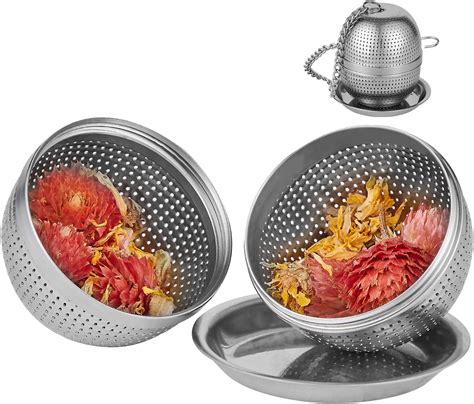 YEOSEN Tea Infuser Ball - Tea Strainer Ball for Loose Leaf Tea, Spice ...