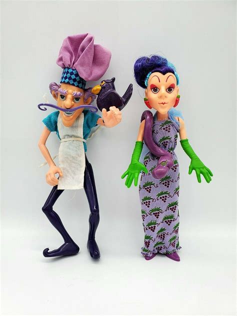 Vintage Strawberry Shortcake Villains Sour Grapes & Purple Pie Man with ...