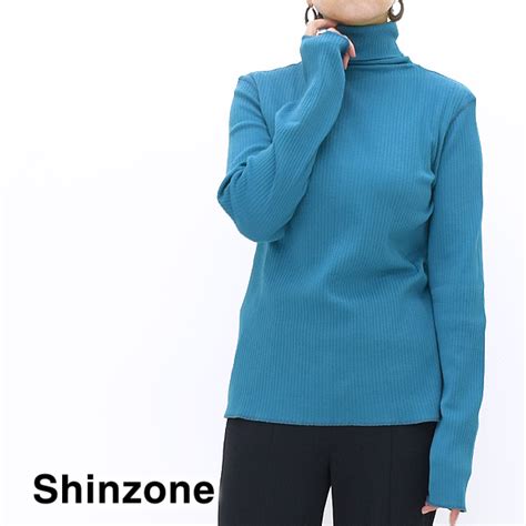 THE SHINZONE シンゾーン HIGH NECK RIB ハイネックリブカットソー 24SMSCU05 レディース【クリックポスト可 ...