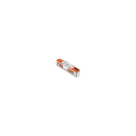 Wago Inline Splice Wire Connector, 12 AWG Max, 1 Port, Transparent ...